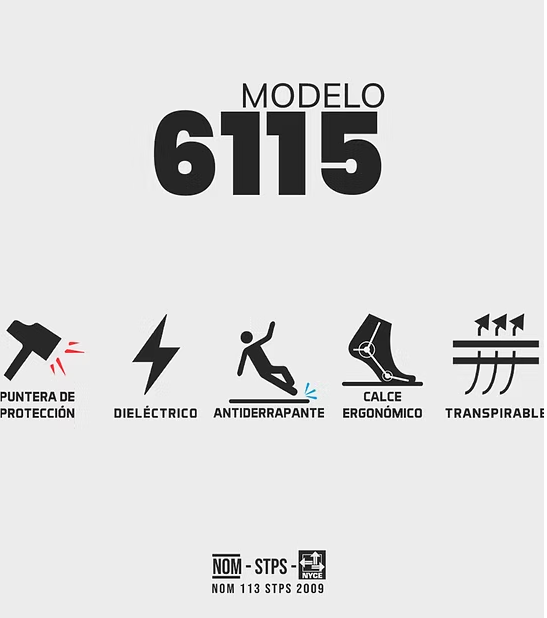Bota de seguridad ARMADA 6115